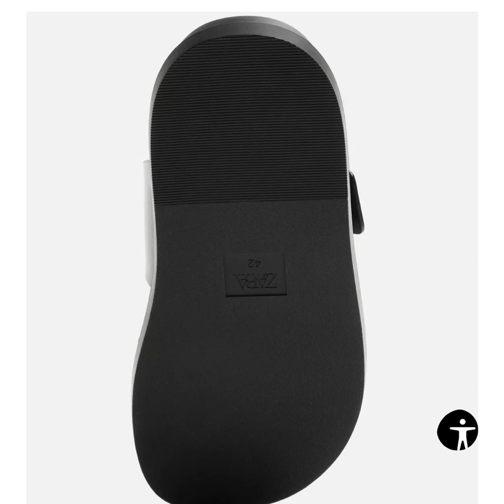 ZARA DOUBLE STRAP SANDALS - Black - Picture 5 of 9